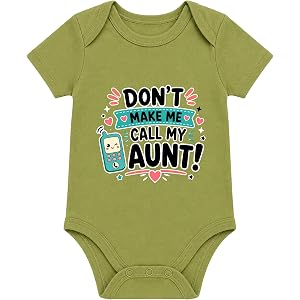 Assorted Baby Onesies For Aunts and Aunties - Newborn Gifts Assorted Colors
