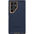OtterBox Galaxy S23 Ultra Defender Series Case - Blue Suede Shoes (Blue), Rugged & Durable, with Port Protection, Includes Holster Clip Kickstand