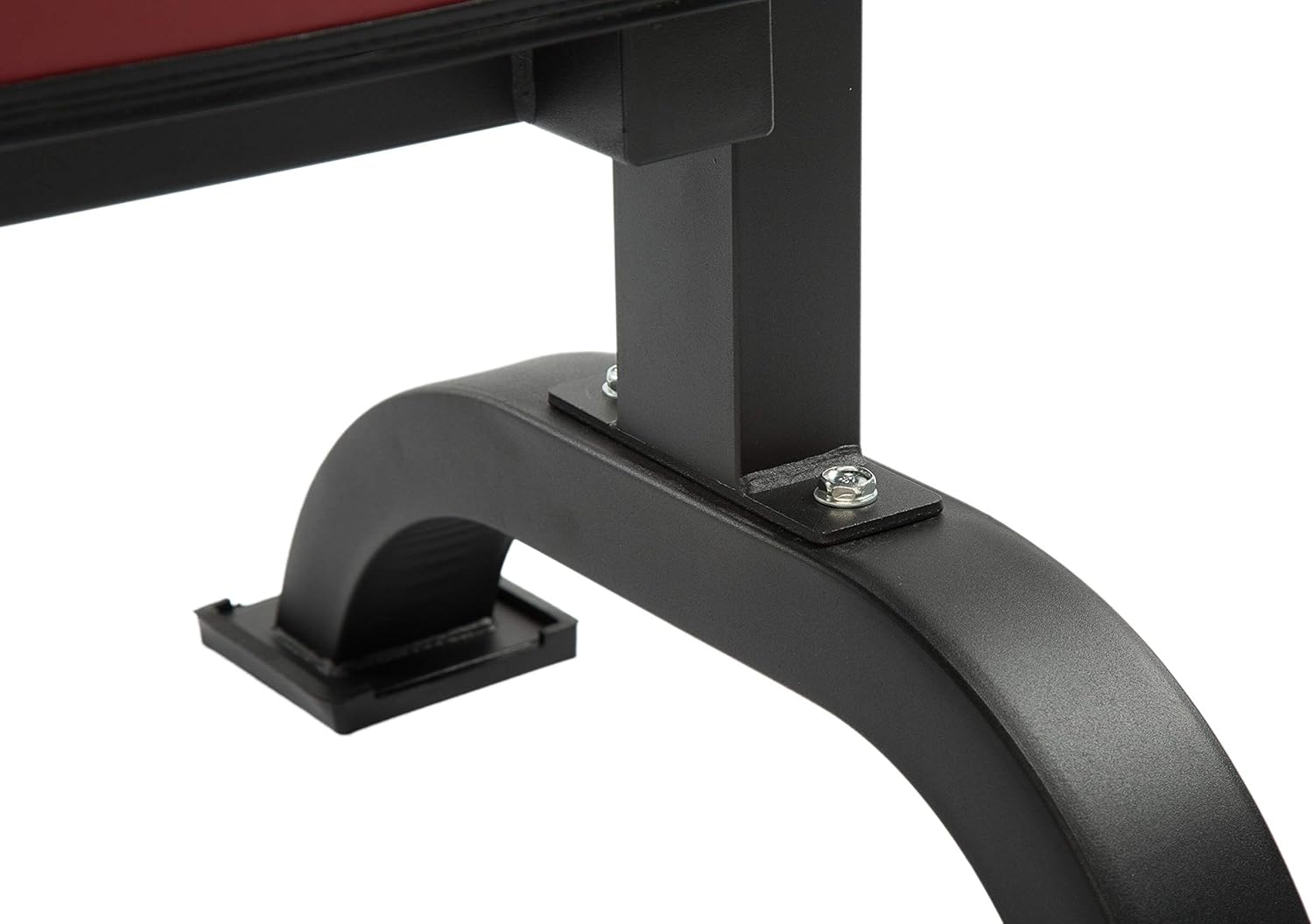 Flat Weight Utility Bench Heavy Duty for Multi-Purpose Weight Training and AB Exercises-1,000 lbs Capacity (BLACK+RED): Sports & Outdoors