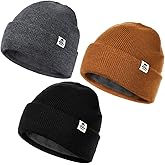 FURTALK Baby Beanie Fleece Lined Toddler Winter Hat Boys Girls Knit Warm Beanies Kids Ski Hats for 0-8 Years