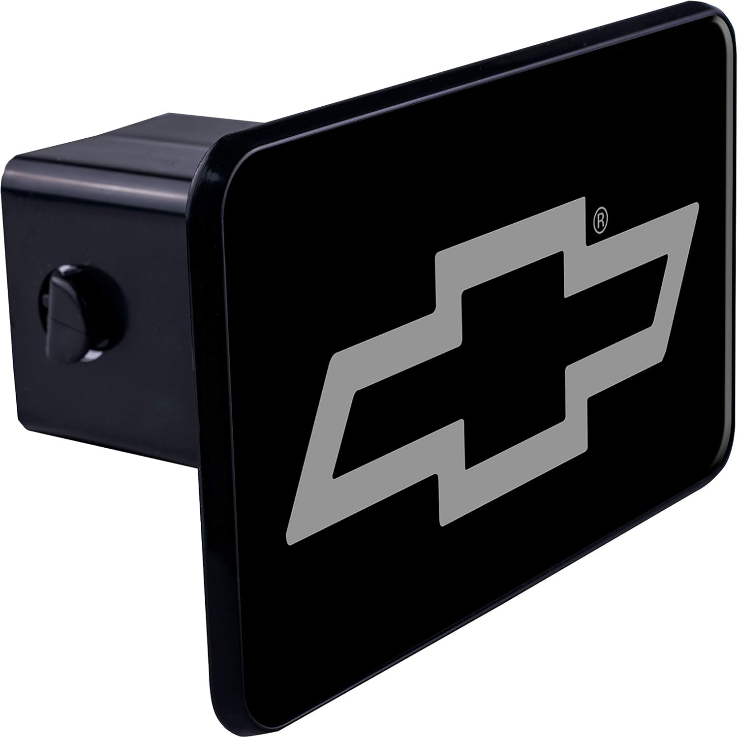 Chevy Bowtie Silver Plastic Trailer Hitch Cover Automotive