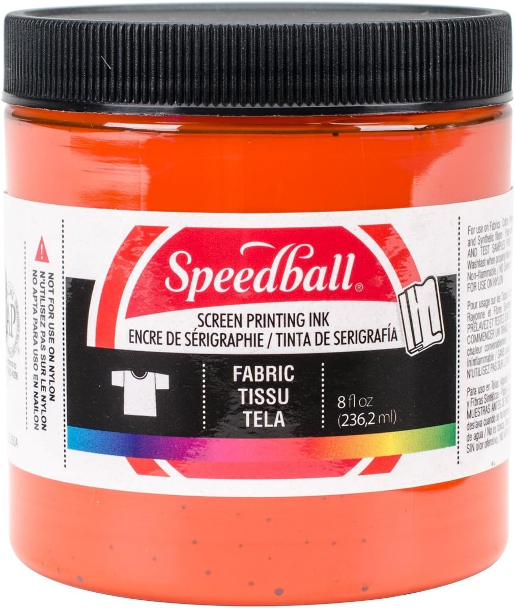 SpeedballFabric Screen Printing Ink 8 oz. Orange