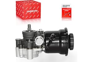 PHOBOOS Power Steering Pump Compatible with Toyota 4Runner 1996-2000 2.7L & Tacoma 1996-2001 2.4L/2.7L, with Outlet & Reservoir, Smooth Steering, Low Noise, High Durability, Ref. 4432004043