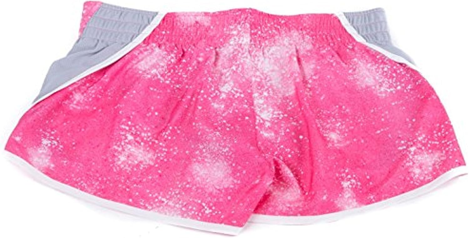 grey and pink nike shorts