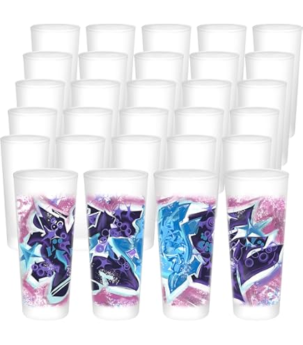 PYD Life Lot De 5 Verres à Shot Coniques De 42,5 G Avec Fixation