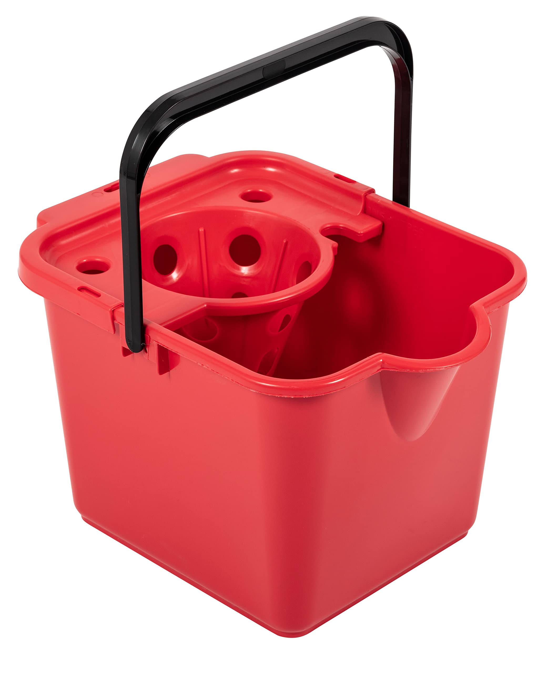 Addis Ruby Red Mop Pail And Wringer 12L Capacity