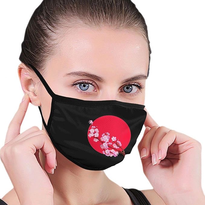 Sakura Fashion Face MaskWashable Cloth Face Mask Reusable, for Unisex