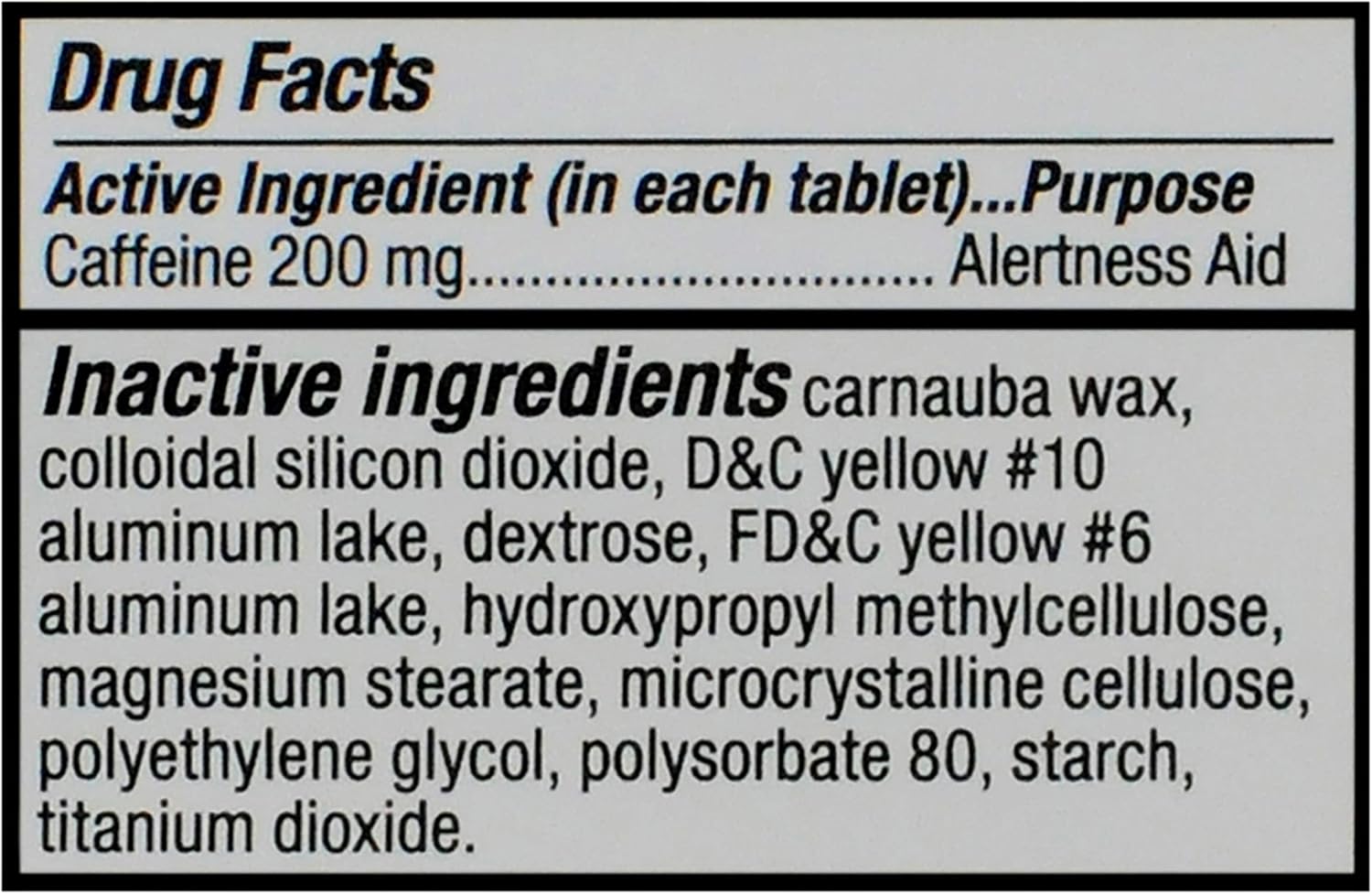 Vivarin Tablets Alertness Aid, 40 Count, 1 box: Health & Personal Care
