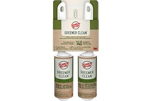 Scotch-Brite Greener Clean Lint Roller, 70 Sheets- 2 Pack