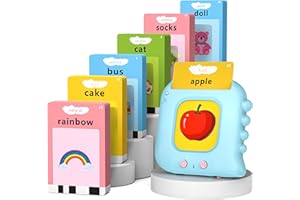 KUOVEI Kids Toddler Talking Flash Cards with 510 Sight Words,Montessori Toys,Speech Therapy,Autism Sensory Toys,Learning Educational Gifts for Age 1 2 3 4 5 Years Old Boys and Girls