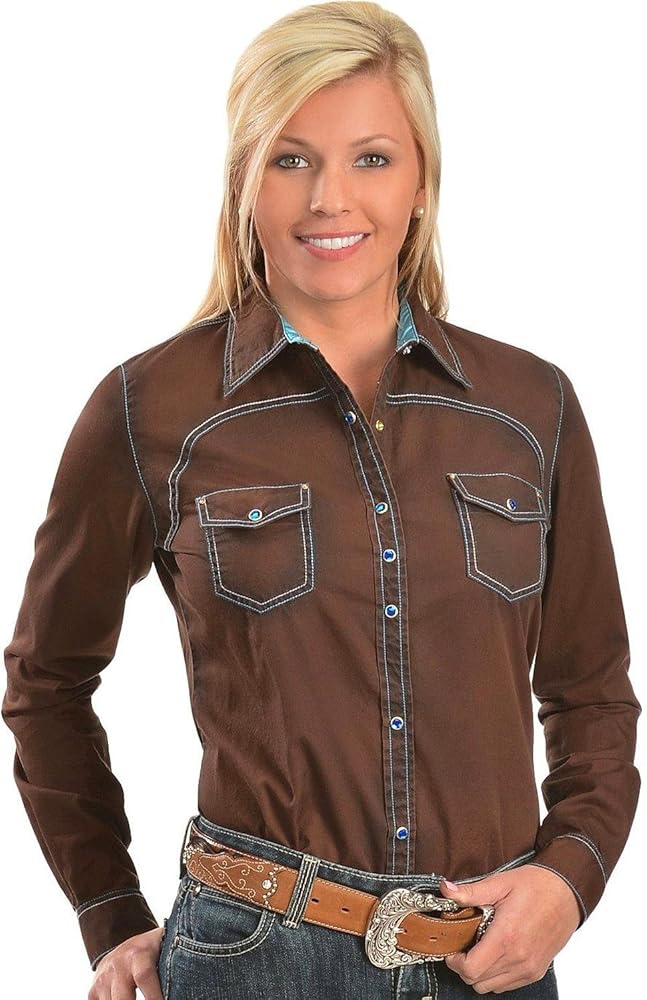 rock 47 women's western shirts