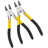BOOSDEN Wire Cutters 2 Pack,6 inch Side Cutters, Flush Cutters, Ultra Sharp Precision Spring Loaded Cutting Pliers, Small Wir