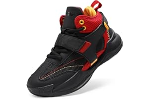 DREAM PAIRS Boys Girls Basketball Shoes Little Kid Big Kid Non-Slip Sport Athletic Sneakers Boys Comfortable Durable School T