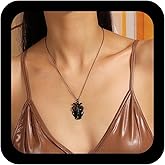 Erimberate Bohemian Owl Choker Necklace Black Bird Pendant Necklaces Punk Animal Bird Collar Necklaces Black Metal Owl Chain Necklace Jewelry for Women