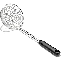 OXO Good Grips Stainless Steel Spider Scoop & Strain Skimmer,Black