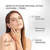 Kojie San Skin Brightening Cleanser Toner Hydromoist 100ml Dual Action view 2