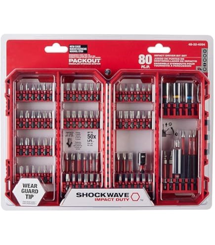 Milwaukee 48-89-4631 Kit Tin Shockwave (23-Piece) - Amazon.com