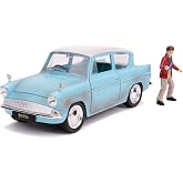 Jada Harry Potter 1:24 1959 Ford Anglia Die-cast Car and 2.75" Harry Potter Figure, Toys for Kids and Adults