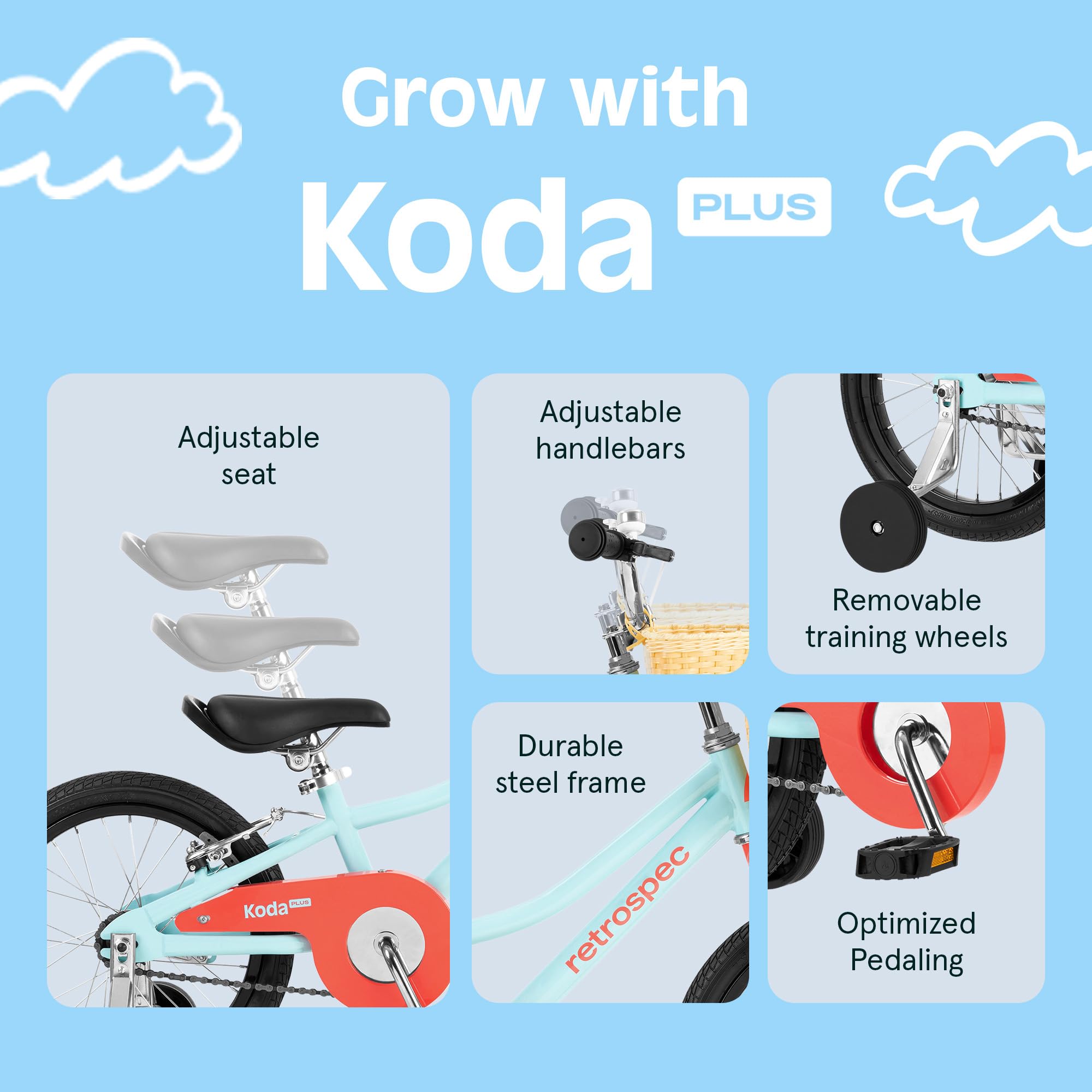 Retrospec Koda Plus Kids Bike for Boys & Girls Ages 4-6 Years - 16