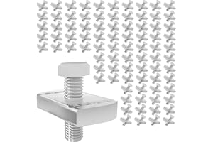 Jayseon 40 Pcs 3/8"-16 Strut Channel Nuts with Bolt,Thickened Carbon Steel Strut Channel Cone Nuts for Strut Channel, No Spring Nuts for Channel Struts, Dacromet Finish Excellent Rust