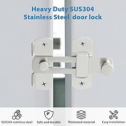 Alise 2Pcs Flip Latch Gate Latches, 4 inch Heavy