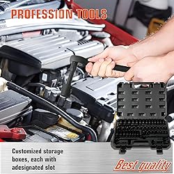 3/8" Drive Impact Socket Set 50-Piece, SAE