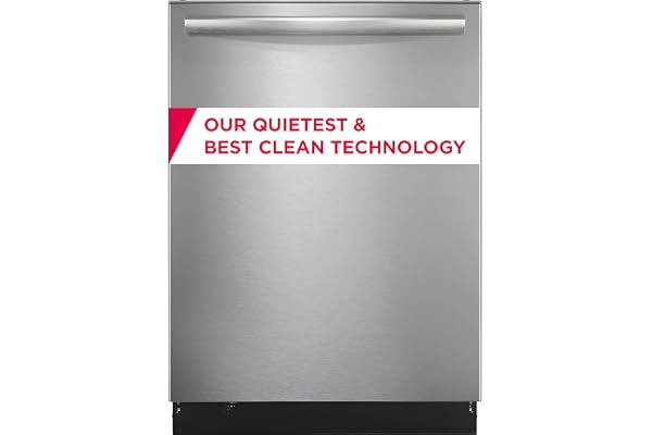 Frigidaire GDSH4715A Gallery 24 Inch Wide 14 Place Setting Built-In Top Control Dishwasher with 5 Wash Cycles and MaxBoost DryÃ¢â€žÂ¢ - Stainless Steel