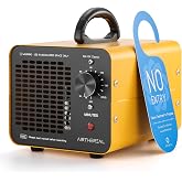 Airthereal MA10K Ozone Generator, Upgraded Honeycomb, 3500 Sq Ft, Yellow | Upgraded Honeycomb Tech, 120-min Timer, for Smoke, Pets, Mold &amp; Basements