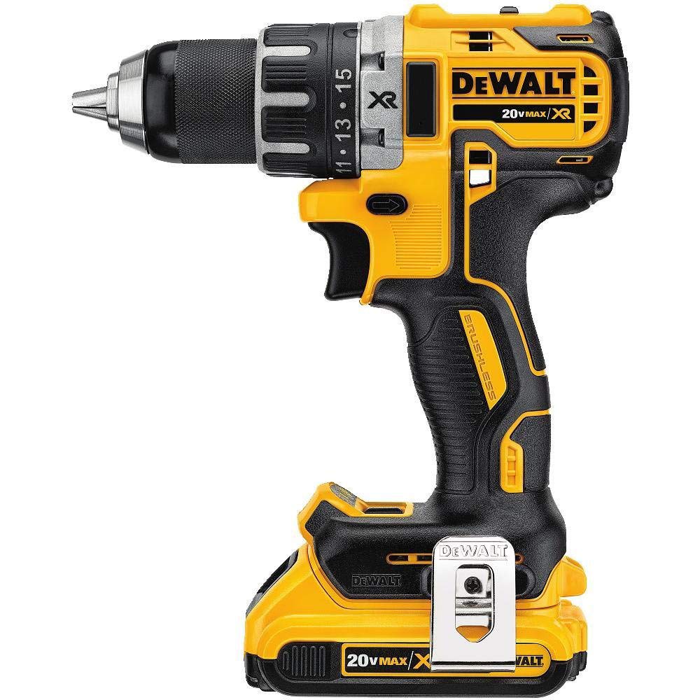 DEWALT 20V MAX Cordless Drill/Driver Kit, Brushless, 1/2-Inch (DCD791D2)