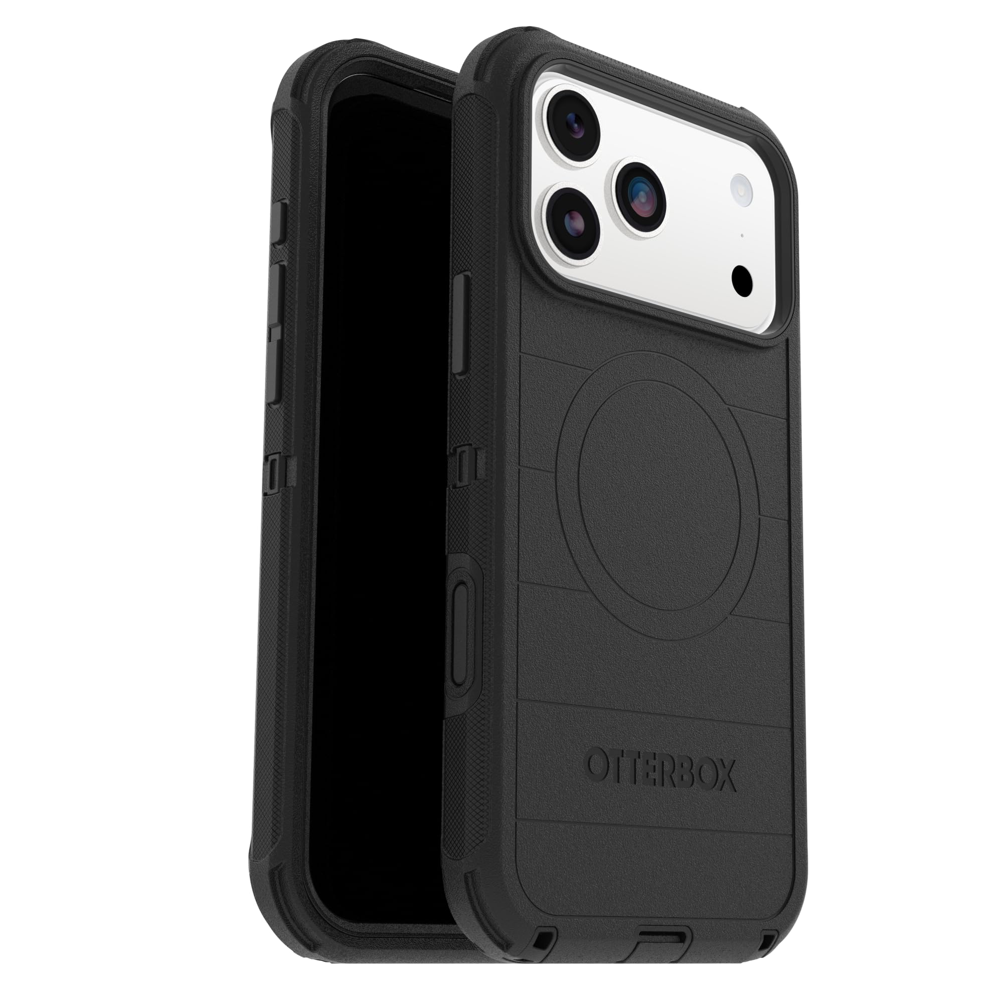 OtterBox iPhone 17 Pro Max Defender Pro Series Case - Black - Tough, Rugged & Durable iPhone Case, Snaps on MagSafe
