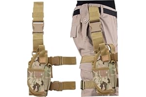 Drop Leg Holsters Adjustable Secure Gun Holsters Non-Slip Fits Most Size Gun Holder Portable Hunting Accessories for Men & Wo