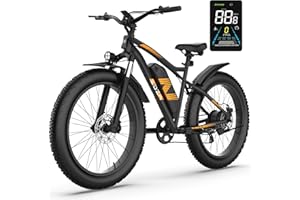 ZDZA Electric Bike, 26"x4.0" Fat Tire Ebike for Adults, 1500W Peak Motor, Electric Mountain Bike, 28 mph Top Speed, E Bike with LCD Colorful Display, 7 Speed, UL2849 Certified