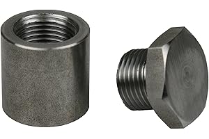 Innovate Motorsports 3838 1" Tall Stainless Steel Extended Bung/Plug Kit