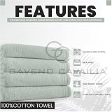 GC Gaveno Cavailia Large Towels Bath Sheet 4 Pack 450 GSM 75x135 cm view 2