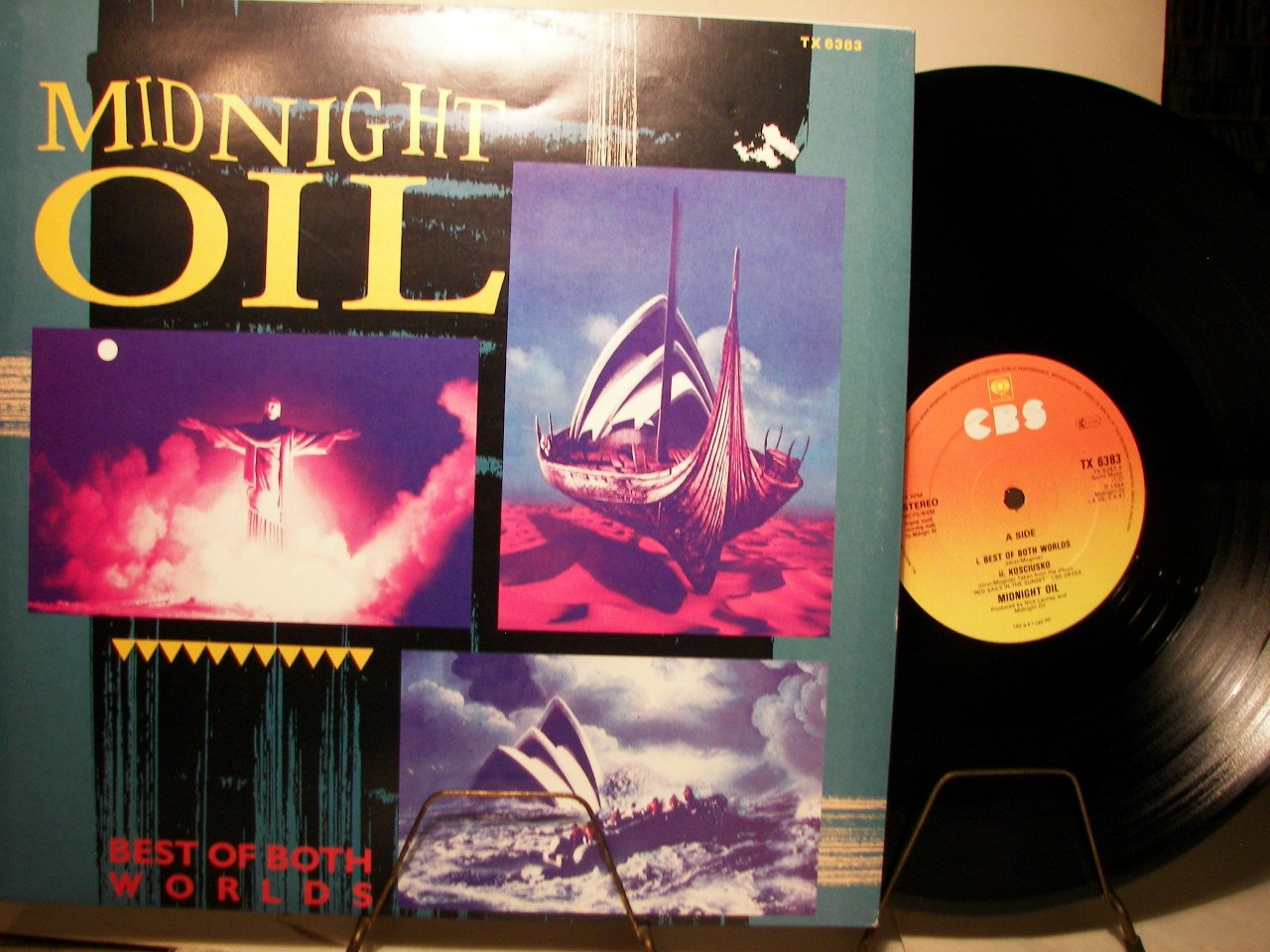 MIDNIGHT OIL BEST OF BOTH WORLDS 12" UK1985 VINYL MIDNIGHT OIL