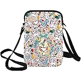 BWWKTOP Heihei Chicken Crossbody Bag Heihei Lover Gift Pig Pua Adjustable Strap Bag Heihei Merch