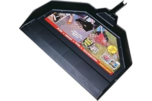 Emsco Group Enormous Yard & Garage Dust Pan – 24-Inch Mouth – Lightweight, Durable – Clip-On Features