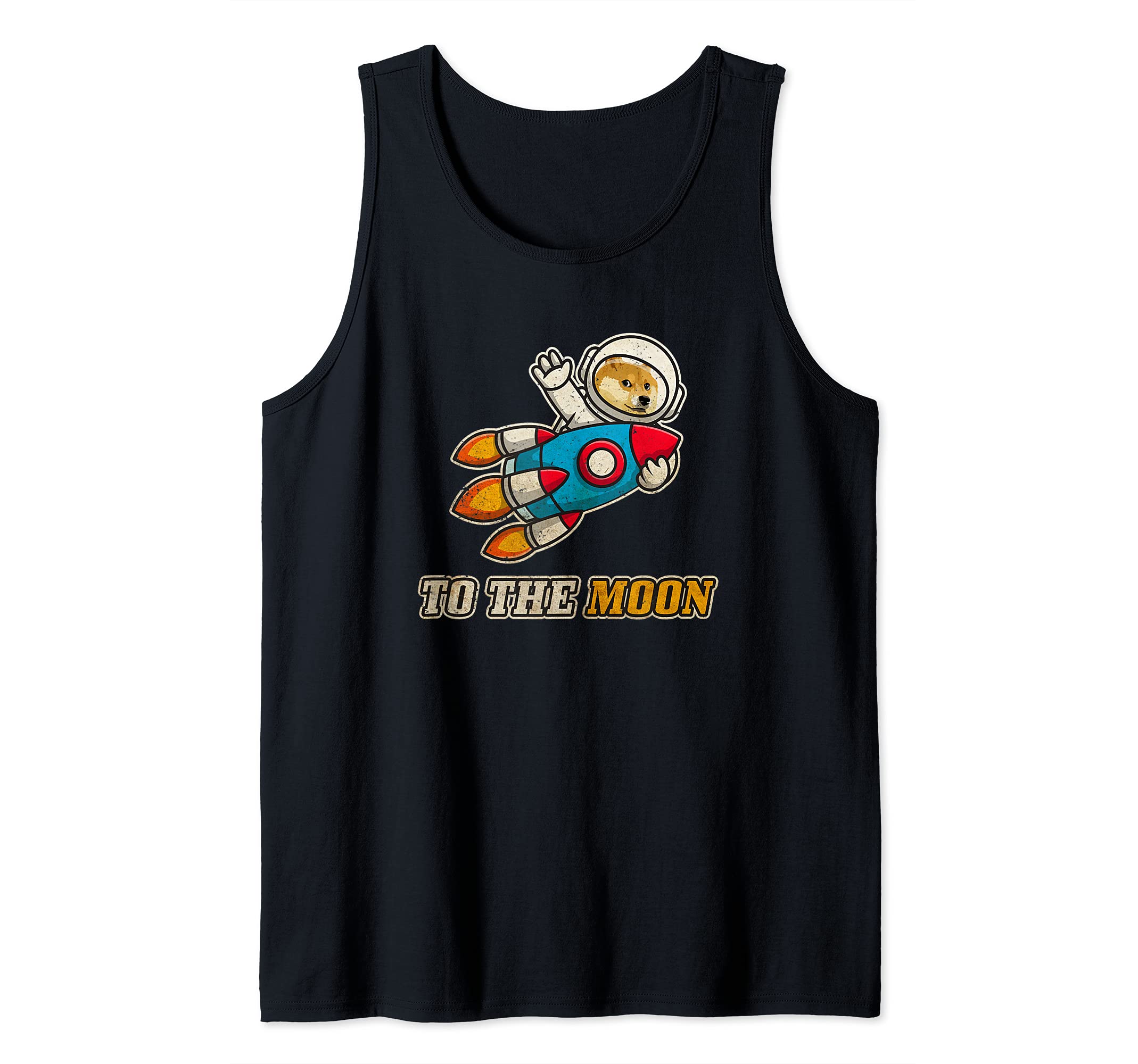 Dogecoin To The Moon - Epic Doge Coin Crypto Meme Tank Top