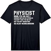 Physicist Definition Funny Science Physics Math Performance T-Shirt