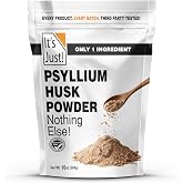 It's Just! - Psyllium Husk Powder, Unflavored, 10oz | GLP-1 Friendly, Easy Mixing Dietary Fiber, Cleanse Your Digestive System, Finely Ground, Ideal for Keto Baking, Non-GMO