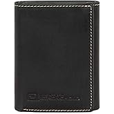 ID Stronghold RFID Blocking Trifold Wallet for Men - Rugged Genuine Leather