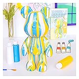 Coniuty DIY Creative Blank Painting Fluid Bear