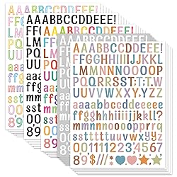 4680 Letter Stickers 30 Sheets Alphabet Stickers