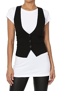 dressy black vest