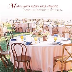 REWOMC 10 Pink Round Tablecloths - 120