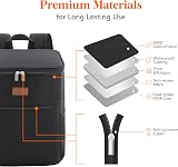 Lifewit 21L Soft Cooler Backpack 30 Cans with Hard Liner Black view 5