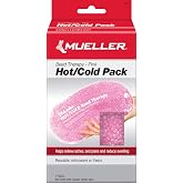 MUELLER Sports Medicine Beaded Reusable Cold/Hot Pack, Ideal for Treatment of Minor scrapes, Bruises, Aches, Sprains and Headaches, Heat/Cold Compression Therapy, 10.4"x5"