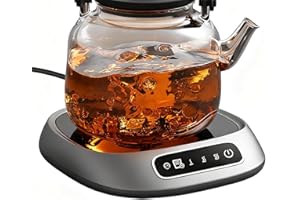 Coffee Mug Warmer, Cordless Rechargeable Smart Coffee Cup Warmer, Electric Stove with Touch Screen, for Tea, Milk, Hot, Offic
