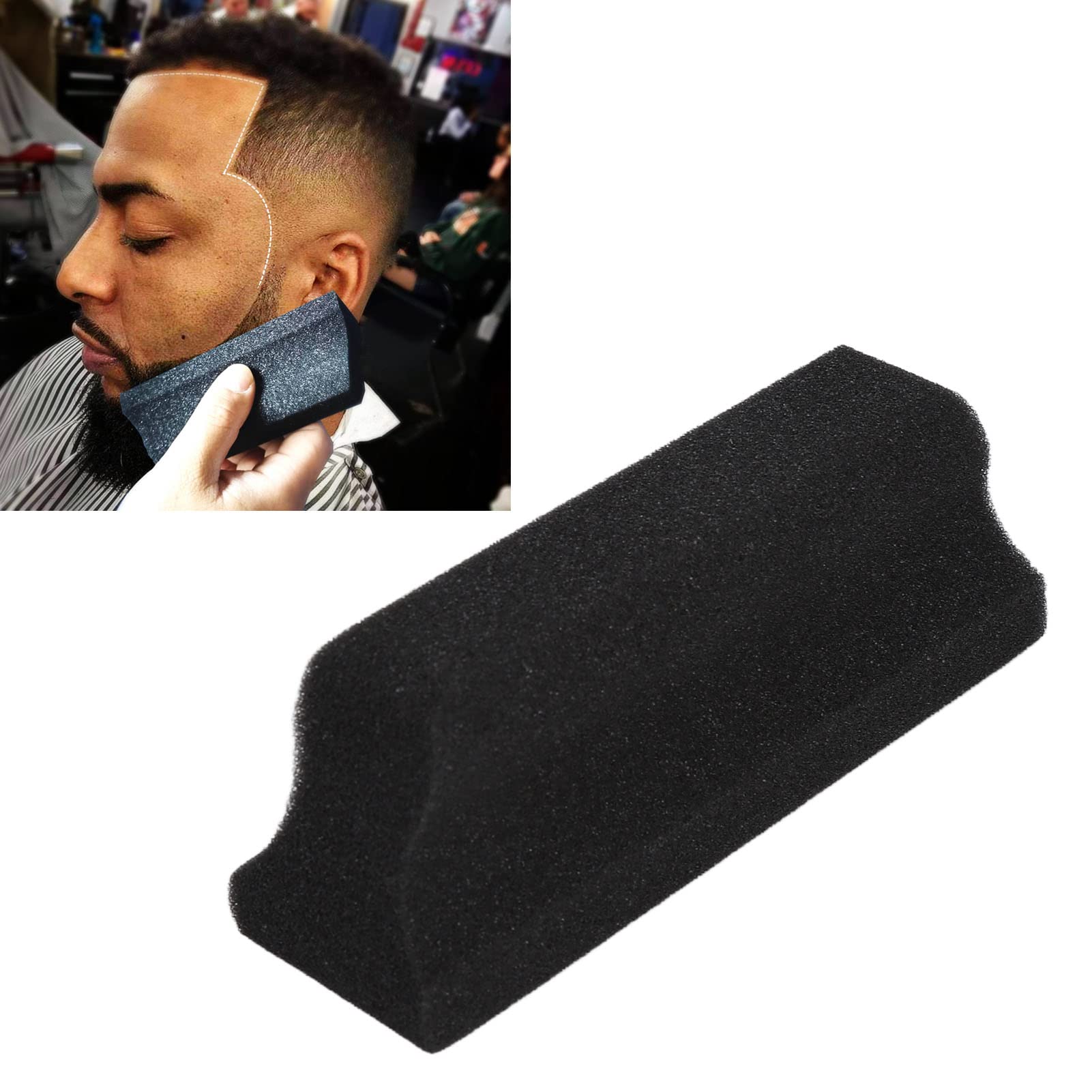 Beard Cleaning Sponge Trimmer, Beard Sponge, Compact Removal Sponge, for Bathroom Grooming Tool