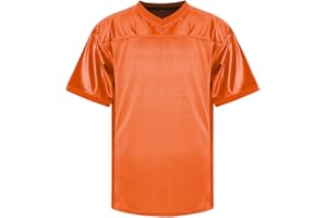 MESOSPERO Men's Football Jersey Blank Football Practice Jersey for Athletic Training and Daily Leisure